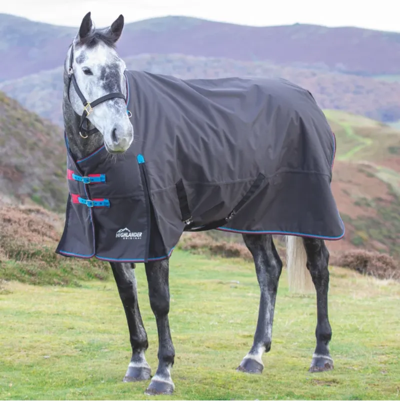Shires Highlander Original 200g Turnout Rug - Black