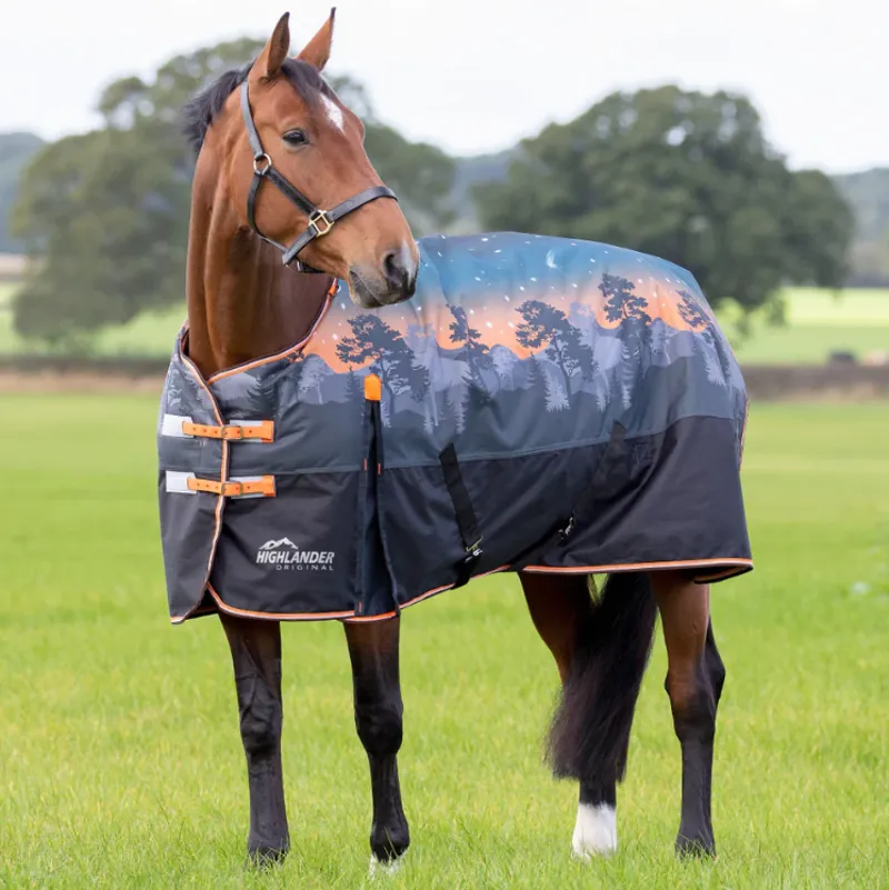Shires Highlander Original 200g Turnout Rug - Winter Sunset