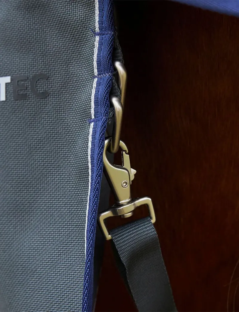 WeatherBeeta ComFiTec Ultra Detach-A-Neck 100g Turnout Rug - Charcoal-7