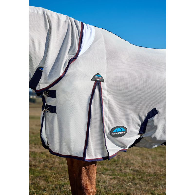 WeatherBeeta ComFiTec Airflow Fly Sheet Combo - Grey/Navy/Burgundy-2