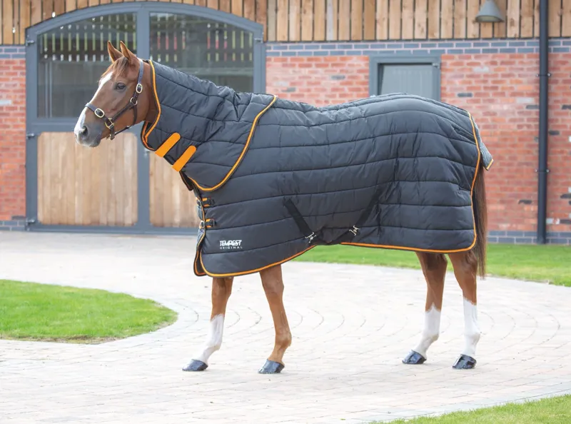 Shires Tempest Original 300g Stable Rug and Neck Set - Black