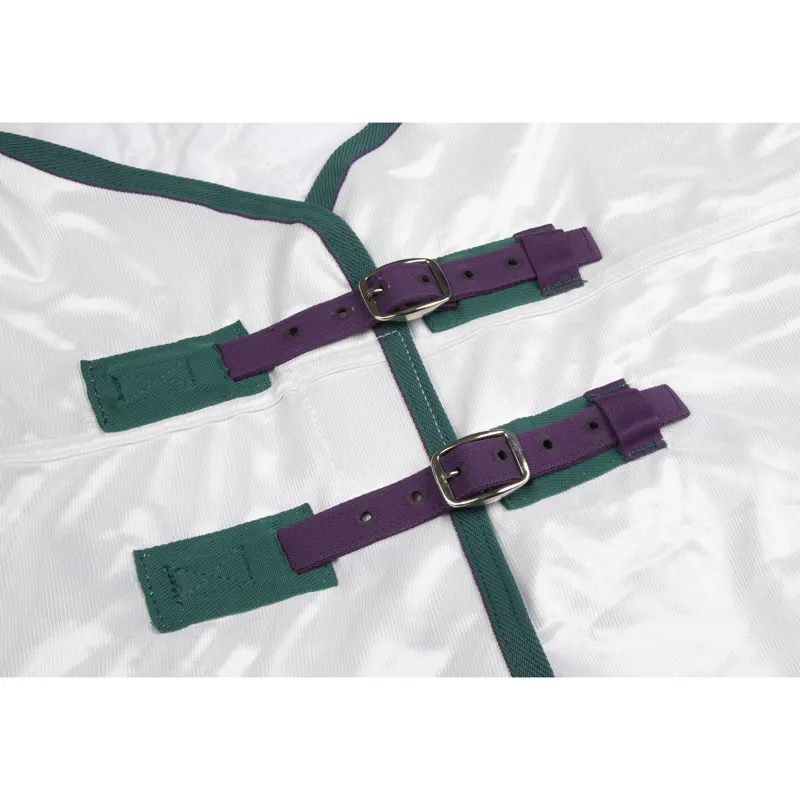 Shires Highlander Plus Fly Sheet Combo Rug - White-5