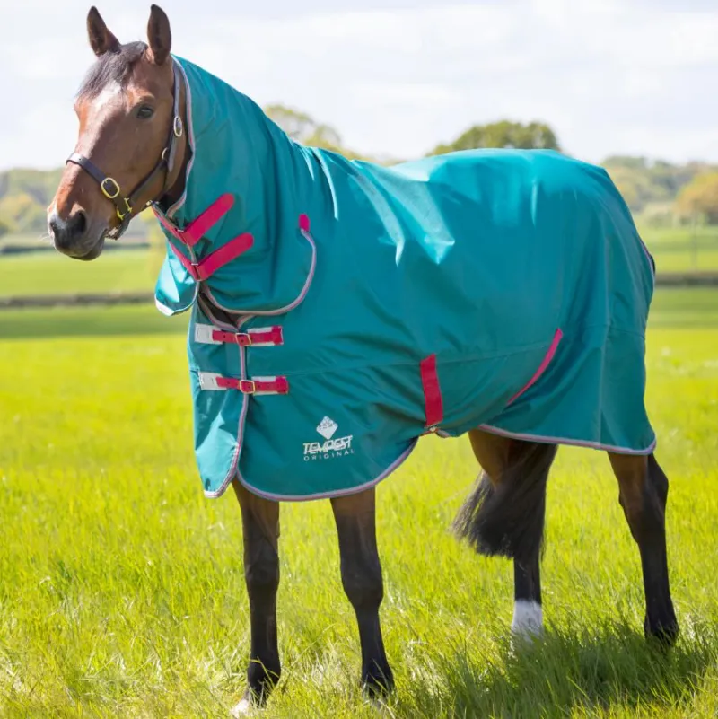 Shires Tempest Original Air Motion Combo Turnout Rug - Green