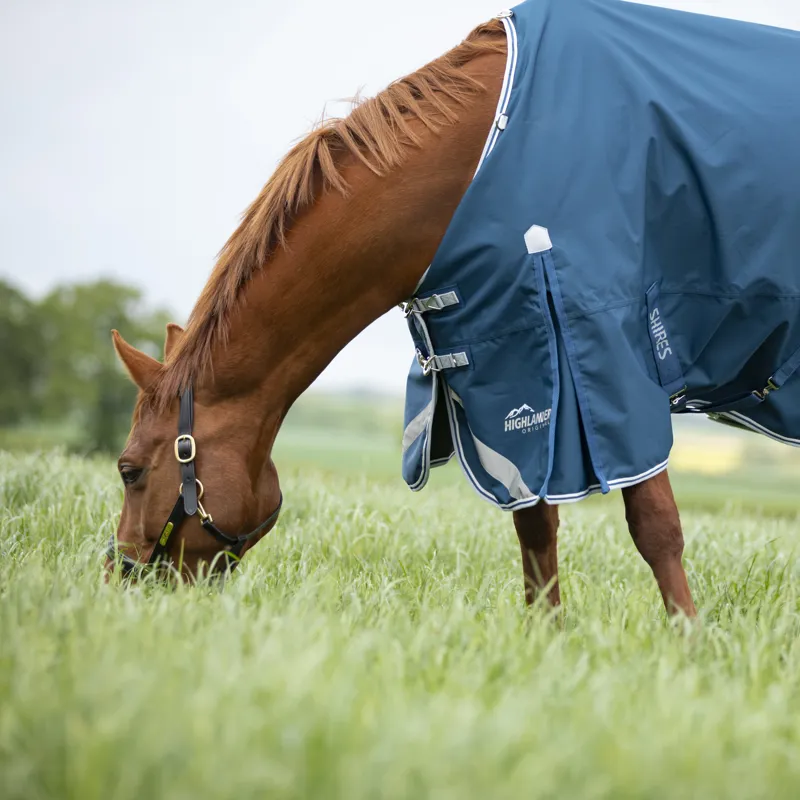 Shires Highlander Original 50g Turnout Rug - Ocean-1