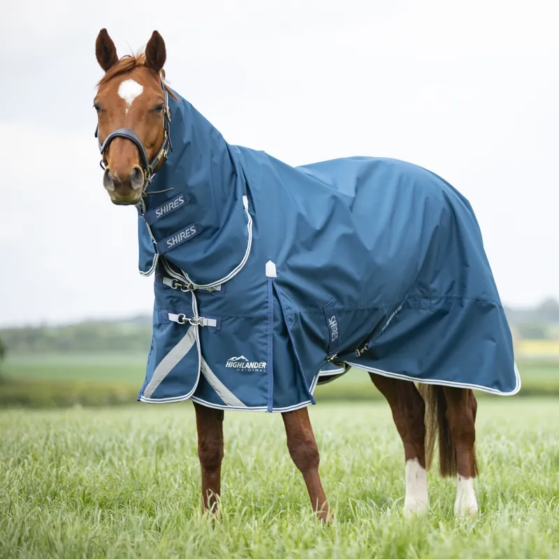 Shires Highlander Original 50g Combo Turnout Rug - Ocean