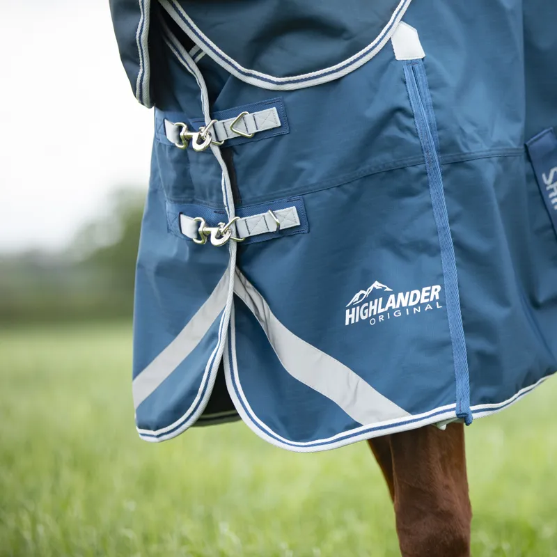Shires Highlander Original 50g Combo Turnout Rug - Ocean-1