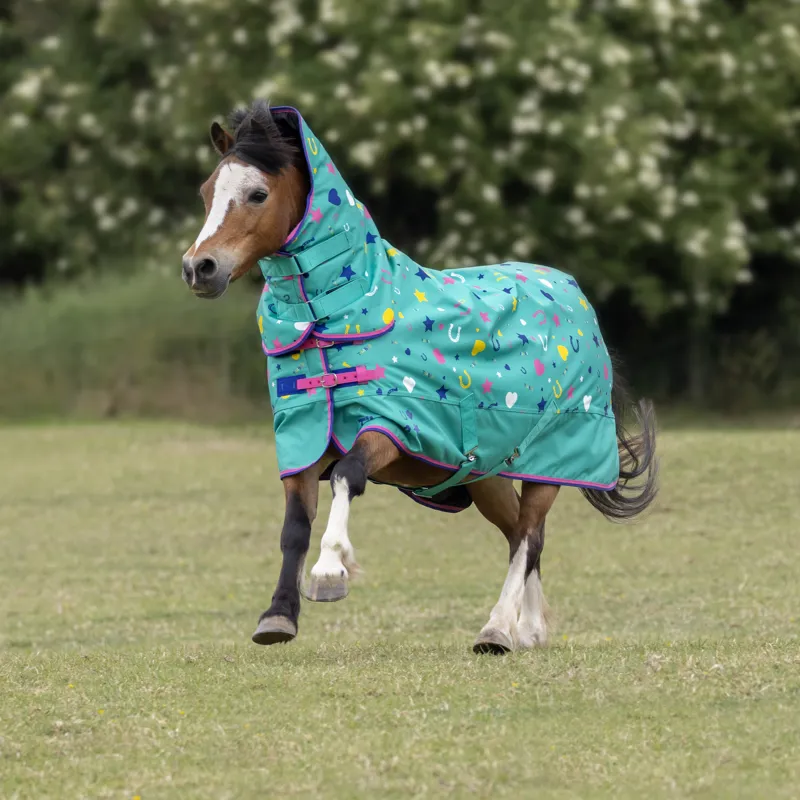 Shires Tikaboo 200g Combo Turnout Rug - Sunny Shetland
