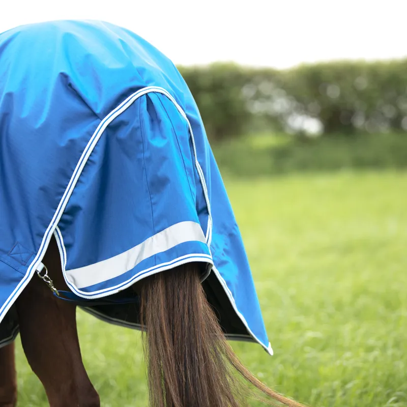Shires Highlander Original 200g Turnout Rug and Neck Set - Blue-5