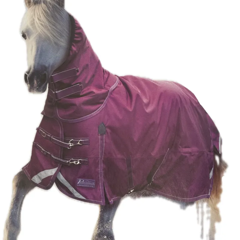 Shires Typhoon Rug and Neck Set 300g Turnout Rug - Purple - 5ft 6