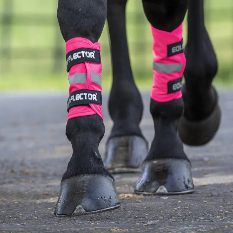 Shires Equi Flector Wraps - Pink