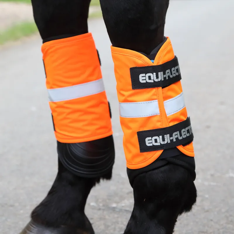 Shires Equi Flector Wraps - Orange