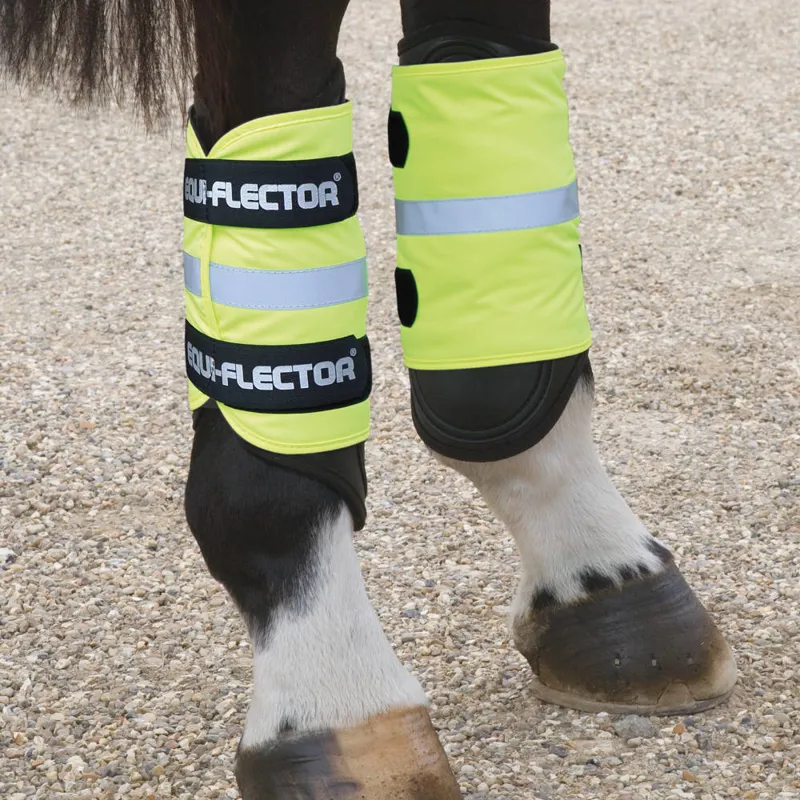 Shires Equi Flector Wraps - Yellow