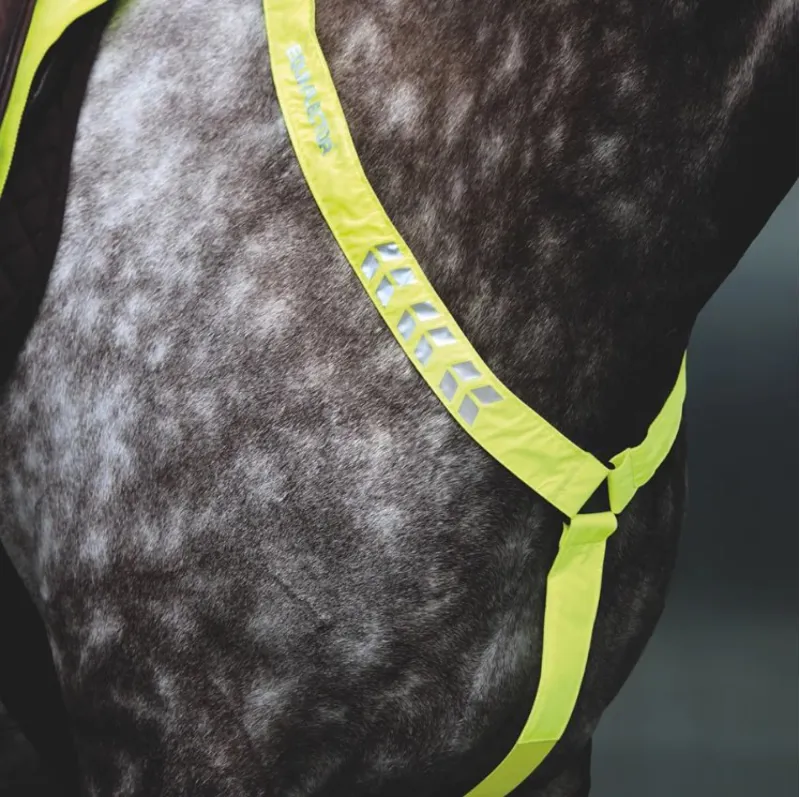 Shires Equi Flector Breastplate - Yellow