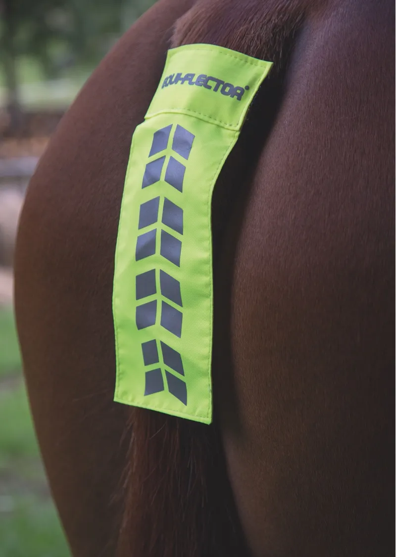 Shires Equi Flector Tail Strap - Yellow