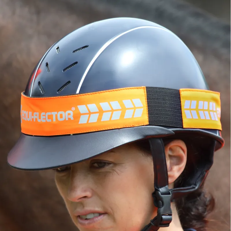 Shires Equi Flector Hat Band - Orange