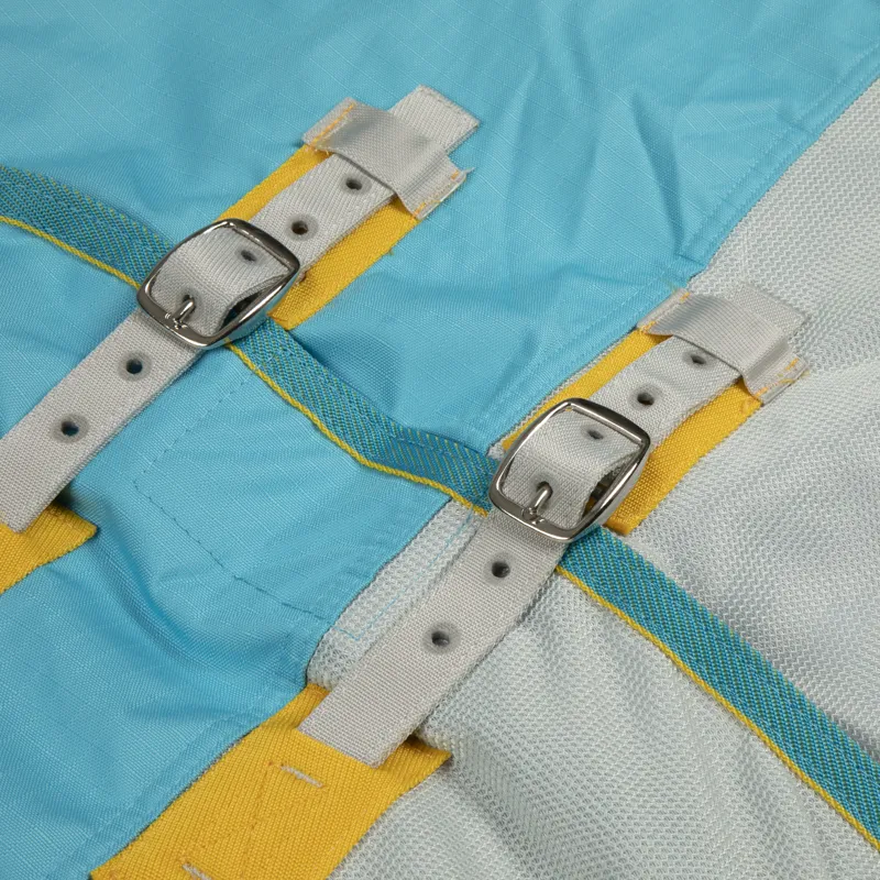 Shires Highlander Plus Waterproof Fly Rug - Blue-5