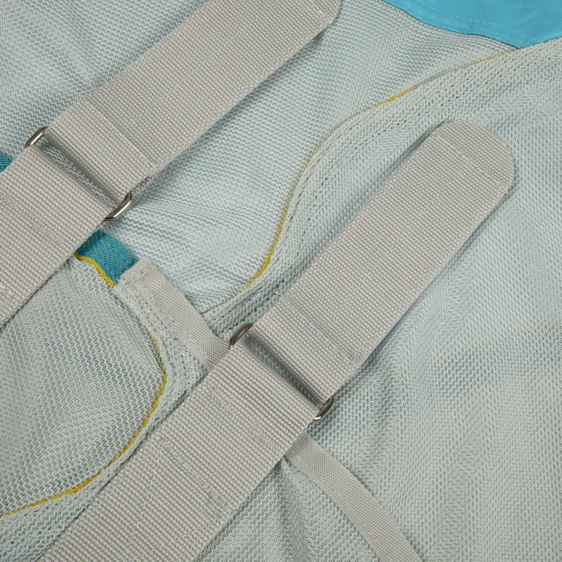 Shires Highlander Plus Waterproof Fly Rug - Blue-4