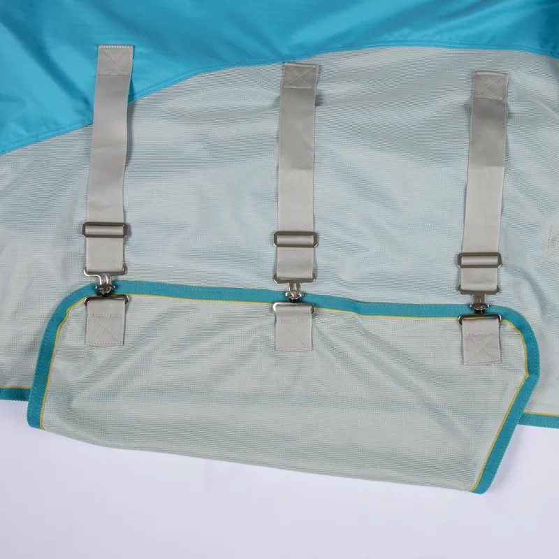 Shires Highlander Plus Waterproof Fly Rug - Blue-3