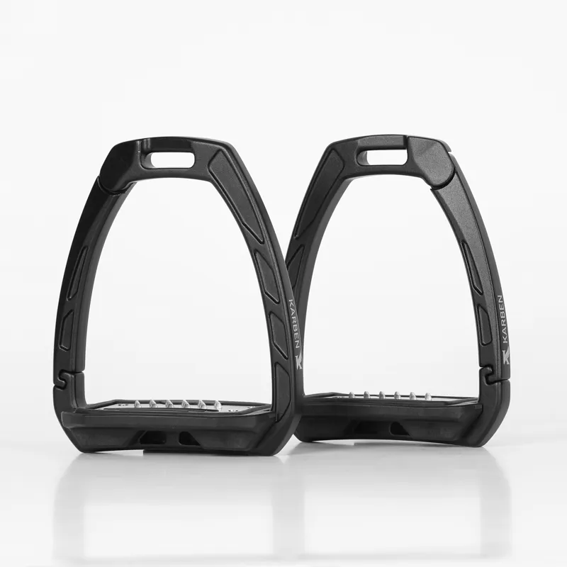 Shires Karben Ultra Grip Stirrups - Black-2