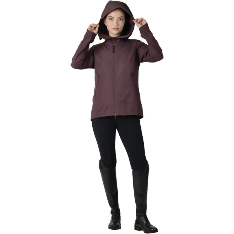WeatherBeeta Abrasion Proof Stretch Riding Ladies Jacket - Mulberry-3