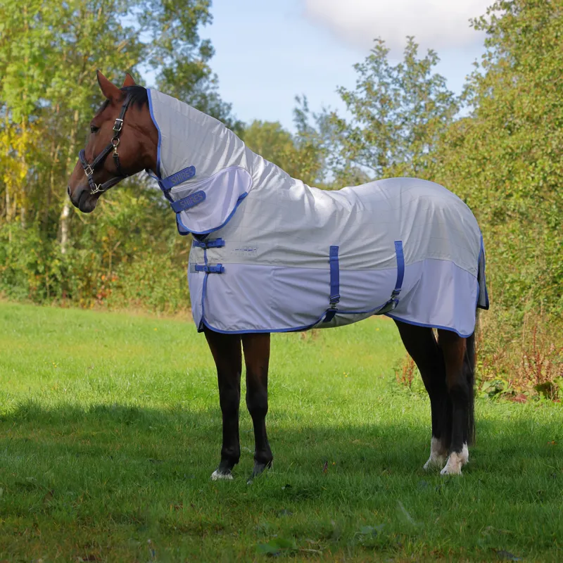 Shires Tempest Original Summer Shield Fly Rug with Mesh - Grey