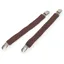 Shires Elastic Jodhpur Clips - Brown