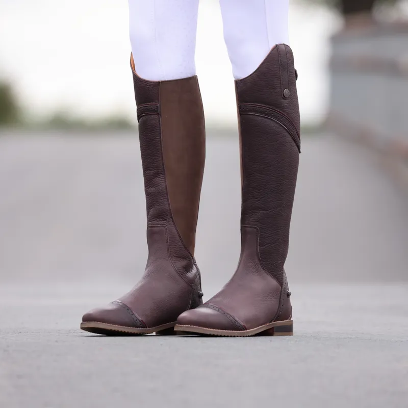 Shires Moretta Amalfi Leather Riding Boots - Brown-3