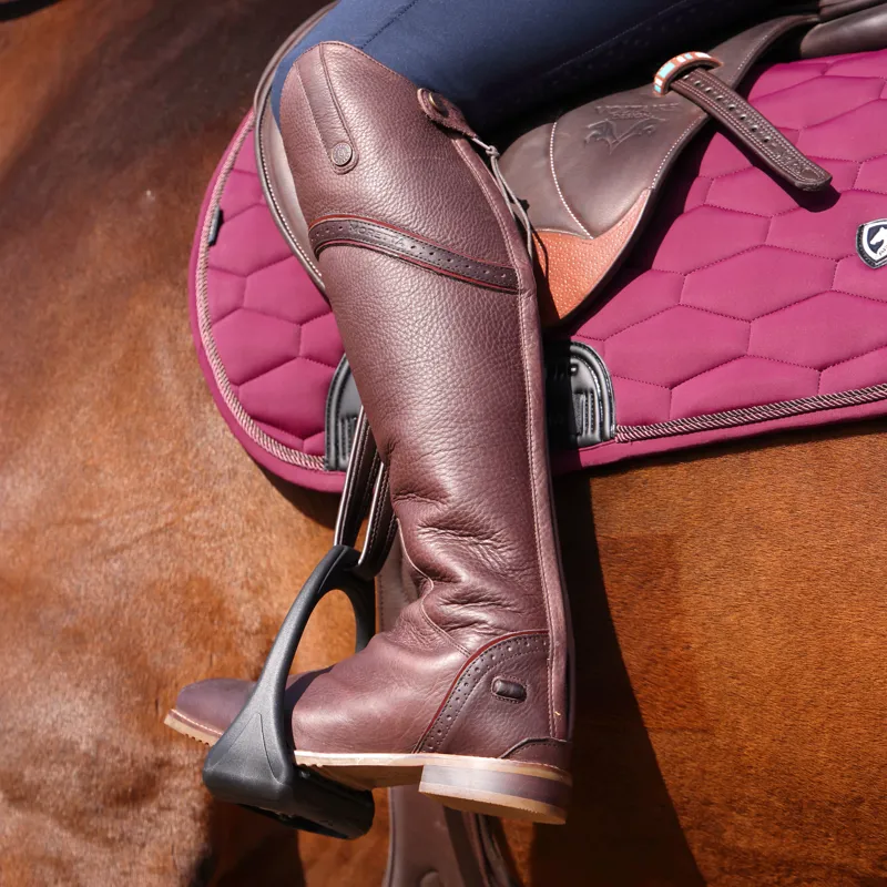 Shires Moretta Amalfi Leather Riding Boots - Brown-4