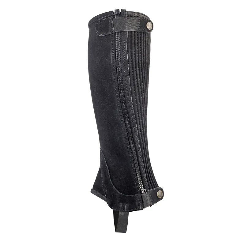 Shires Moretta Suede Half Chaps - Black-5