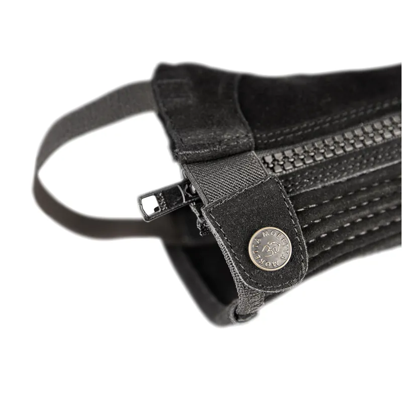 Shires Moretta Suede Half Chaps - Black-6