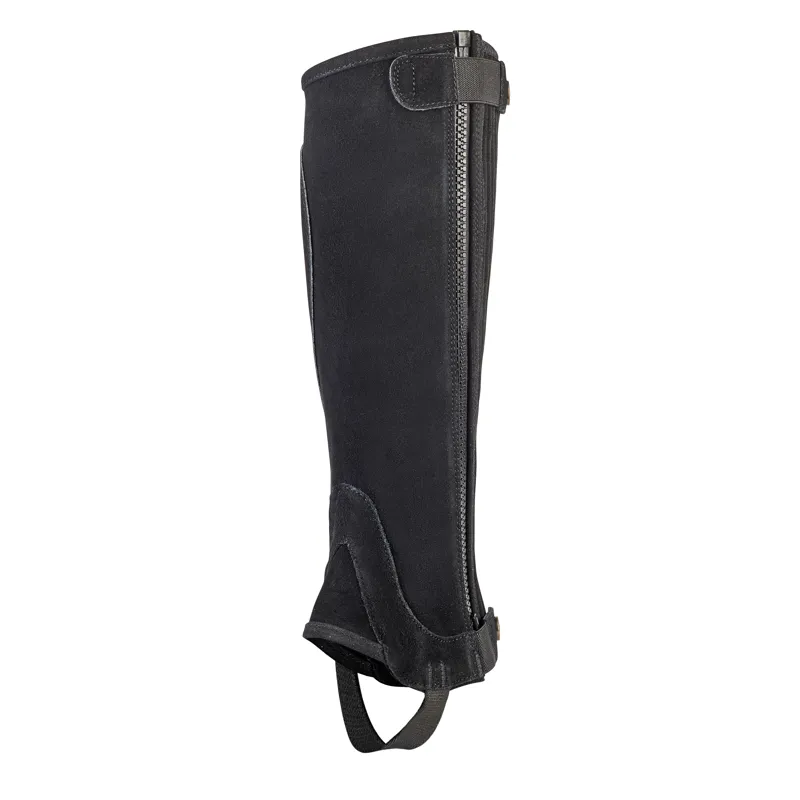 Shires Moretta Suede Half Chaps - Black-2
