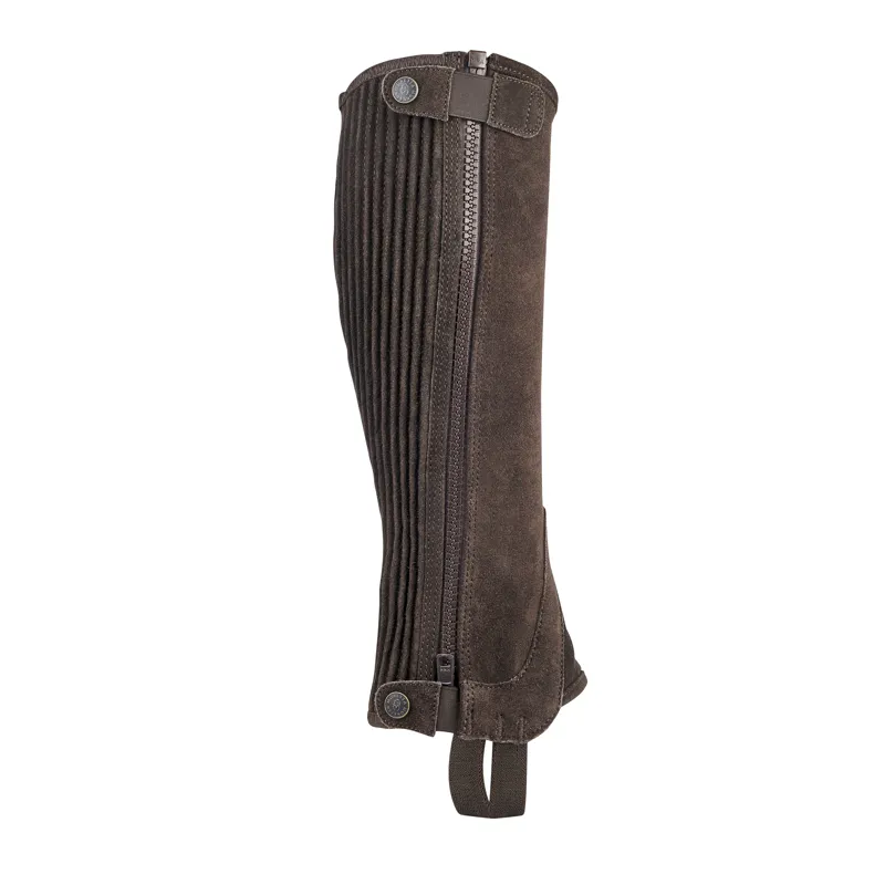 Shires Moretta Suede Half Chaps - Brown-5