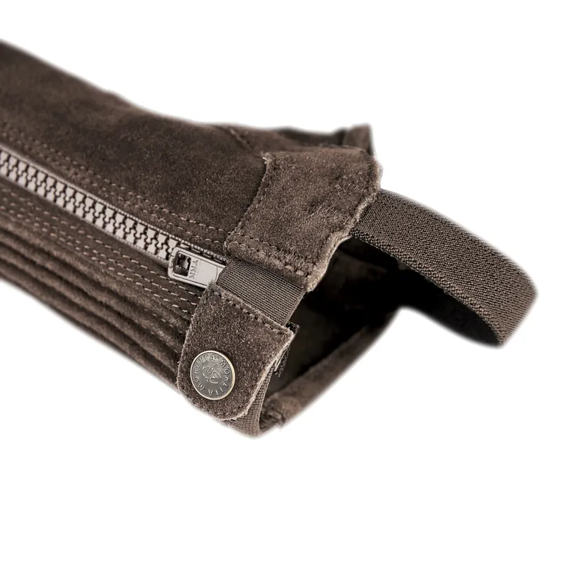 Shires Moretta Suede Half Chaps - Brown-6