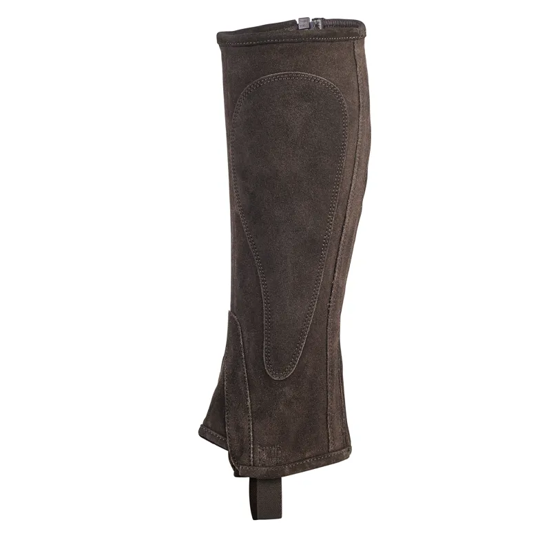 Shires Moretta Suede Half Chaps - Brown-4