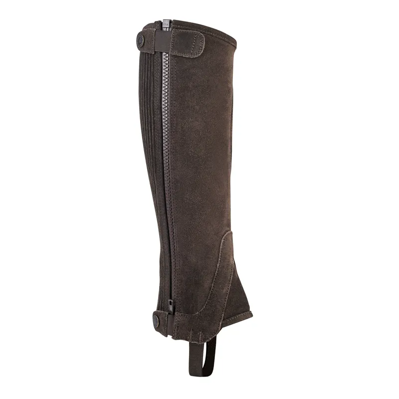 Shires Moretta Suede Half Chaps - Brown-2