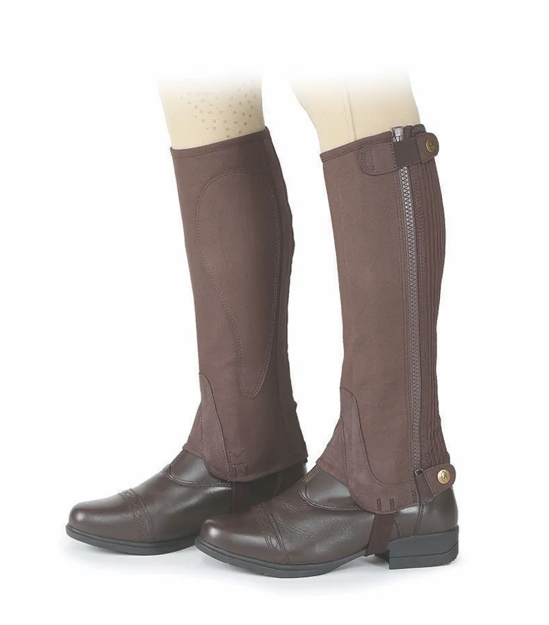 Shires Moretta Childs Amara Half Chaps - Brown