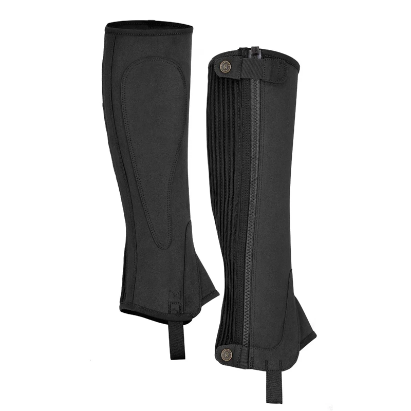 Shires Moretta Amara Childs Half Chaps - Black-1