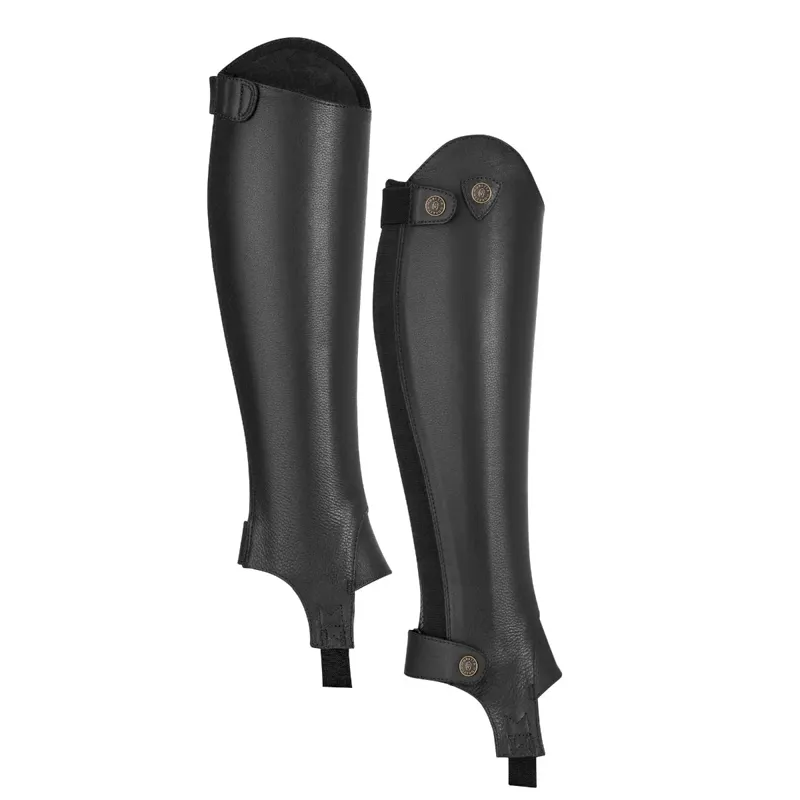 Shires Moretta Adults Leather Gaiters - Black