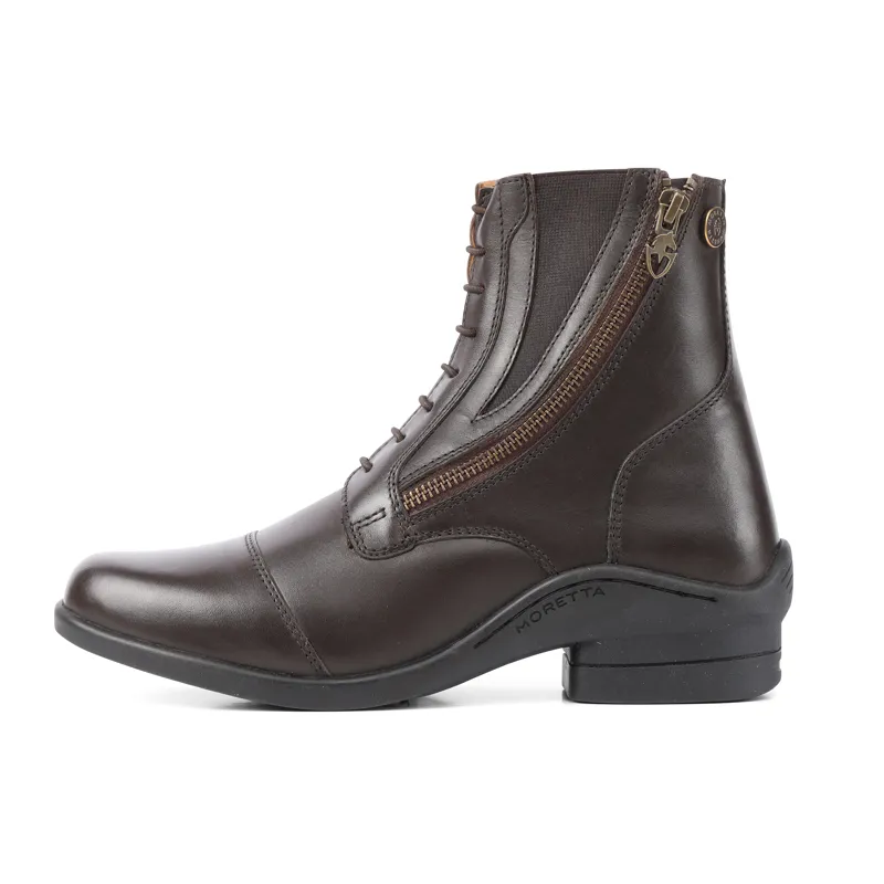 Shires Moretta Alessia Leather Paddock Boots - Brown-1