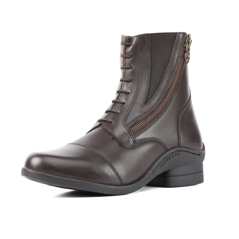 Shires Moretta Alessia Leather Paddock Boots - Brown