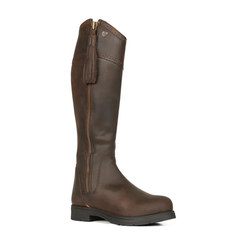 Shires Moretta Alessandra Children's Country Boots - Chocolate-1