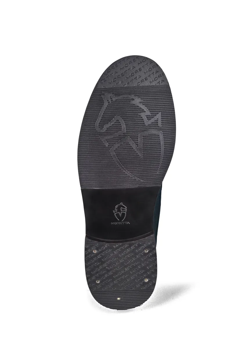 Shires Moretta Rosa Loafers - Navy-5