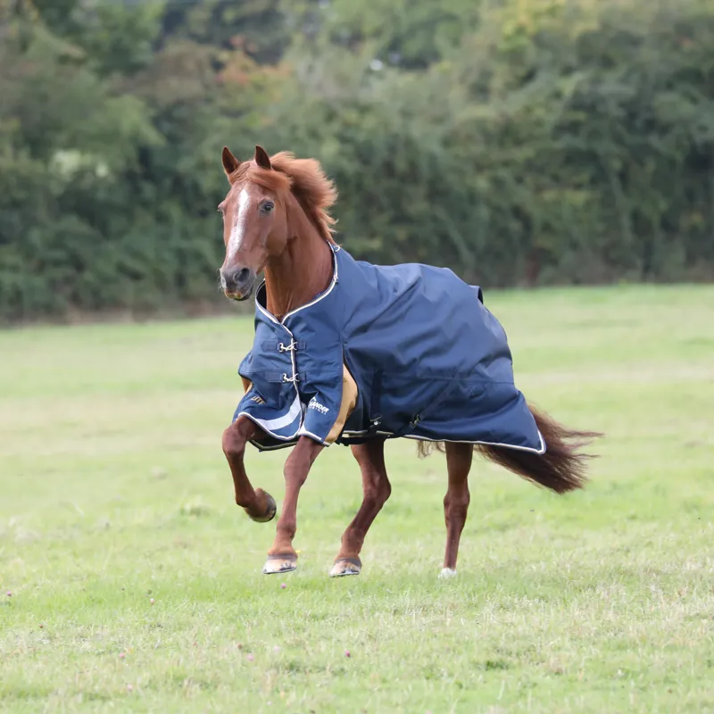 Shires Highlander Plus 0g Lite Turnout Rug - Navy-1