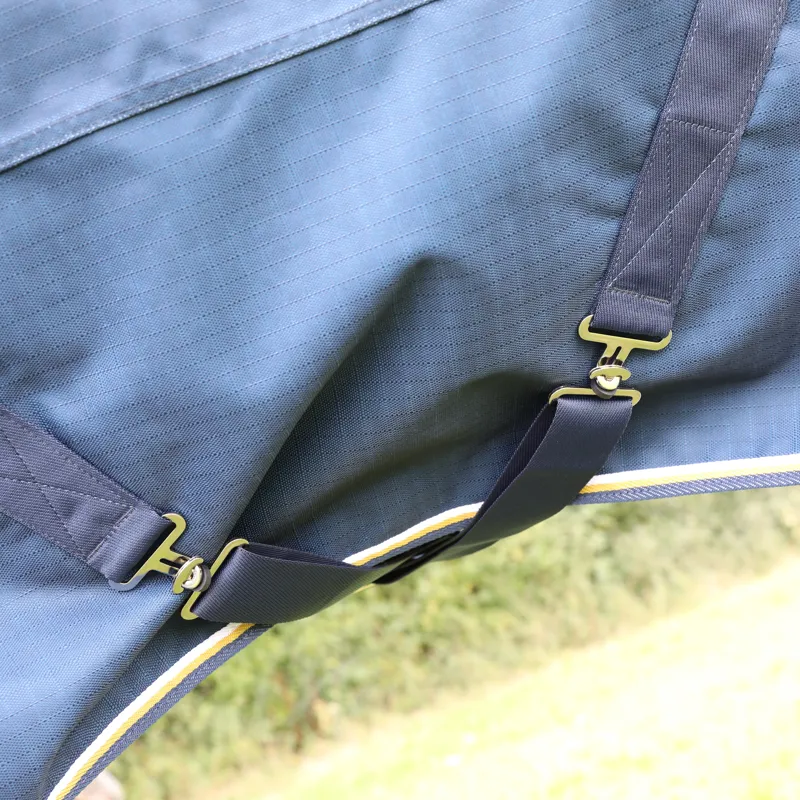 Shires Highlander Plus 0g Lite Turnout Rug - Navy-5
