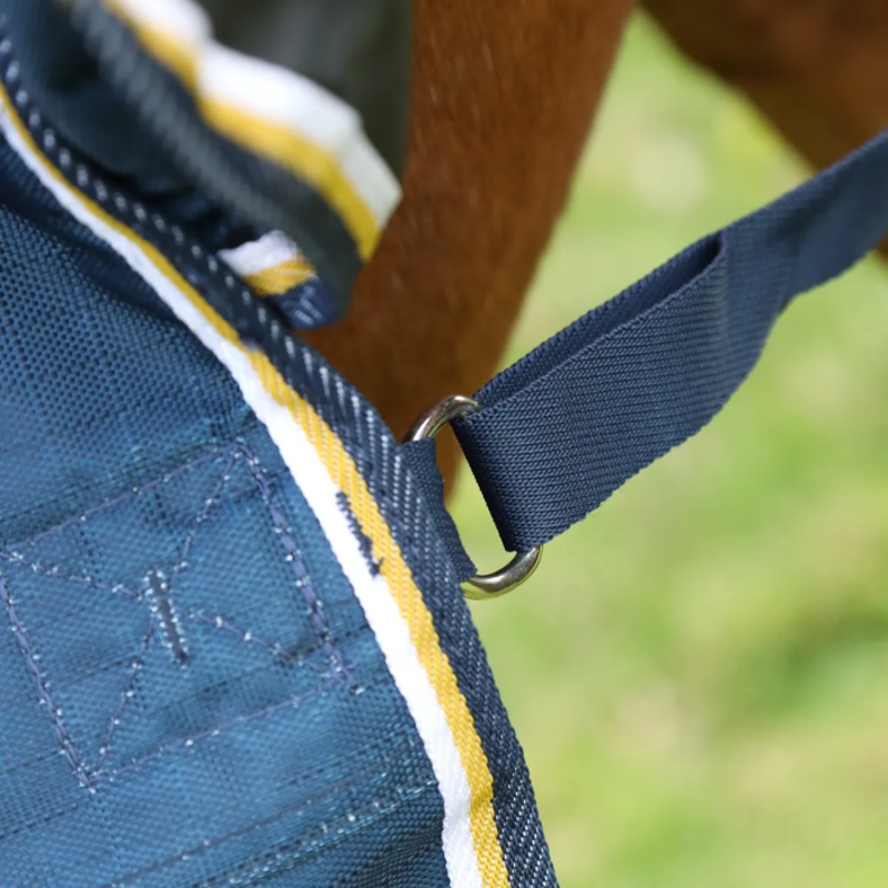 Shires Highlander Plus 0g Lite Combo Turnout Rug - Navy-3