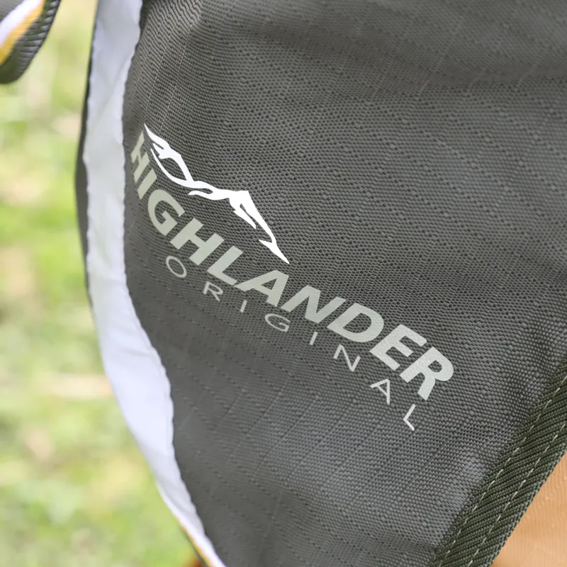 Shires Highlander Plus 50g Turnout Rug - Green-2