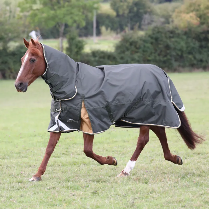 Shires Highlander Plus 50g Combo Turnout Rug - Green
