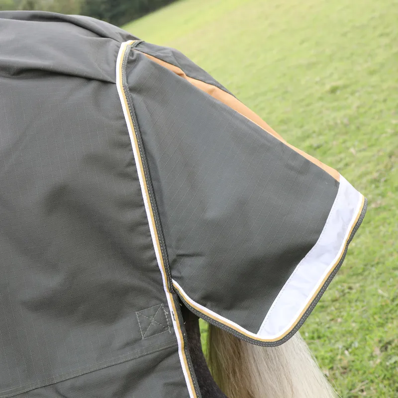 Shires Highlander Plus 50g Combo Turnout Rug - Green-7