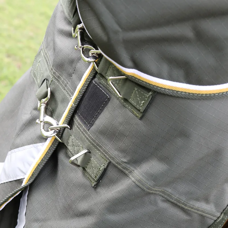 Shires Highlander Plus 50g Combo Turnout Rug - Green-2