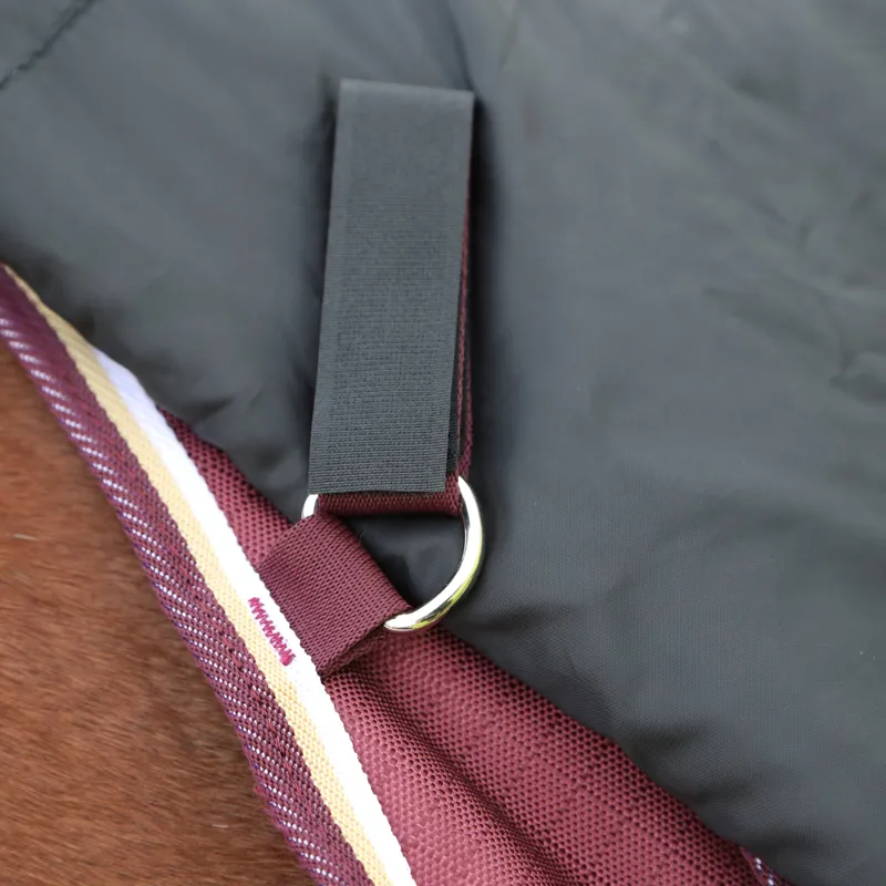 Shires Highlander Plus 100g Turnout Rug Neck Cover - Maroon-1